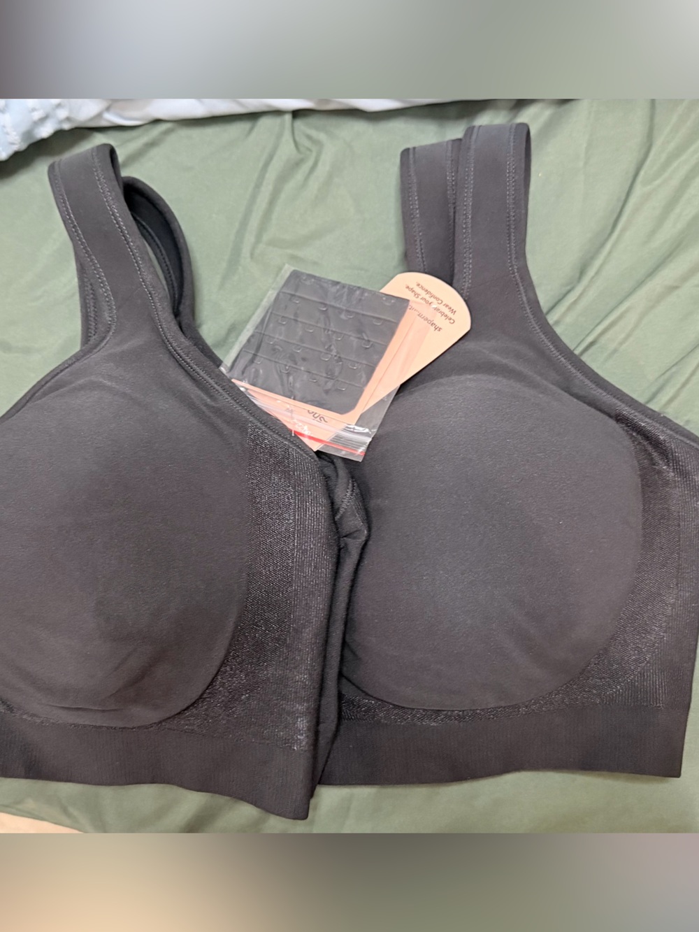 Shapermint Wireless Seamless Support Bra - Black 2 pack! - Picture 3 of 5